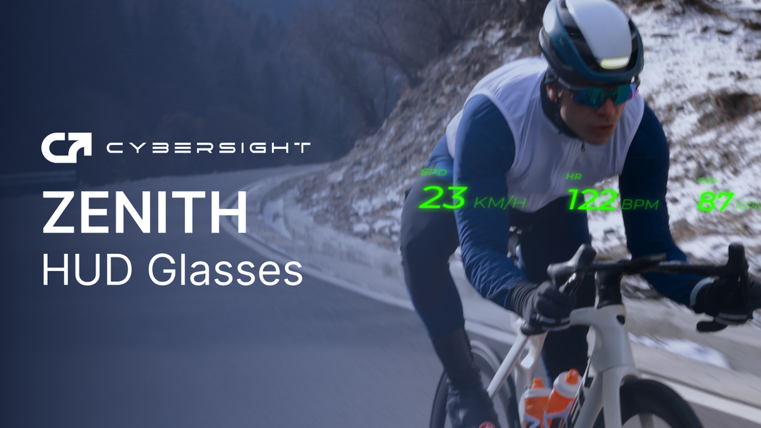 CYBERSIGHT HUD Glasses-The World’s First Binocular Display AI Sports Glasses at Showstoppers @ CES 2026