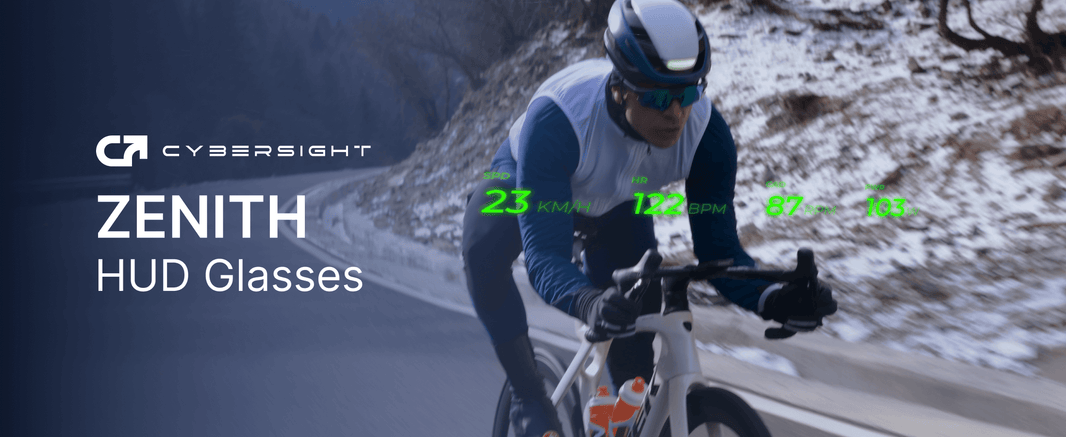 CYBERSIGHT Zenith HUD Glasses: The World’s First Binocular Display AI Sports Glasses at Showstoppers @ CES 2026
