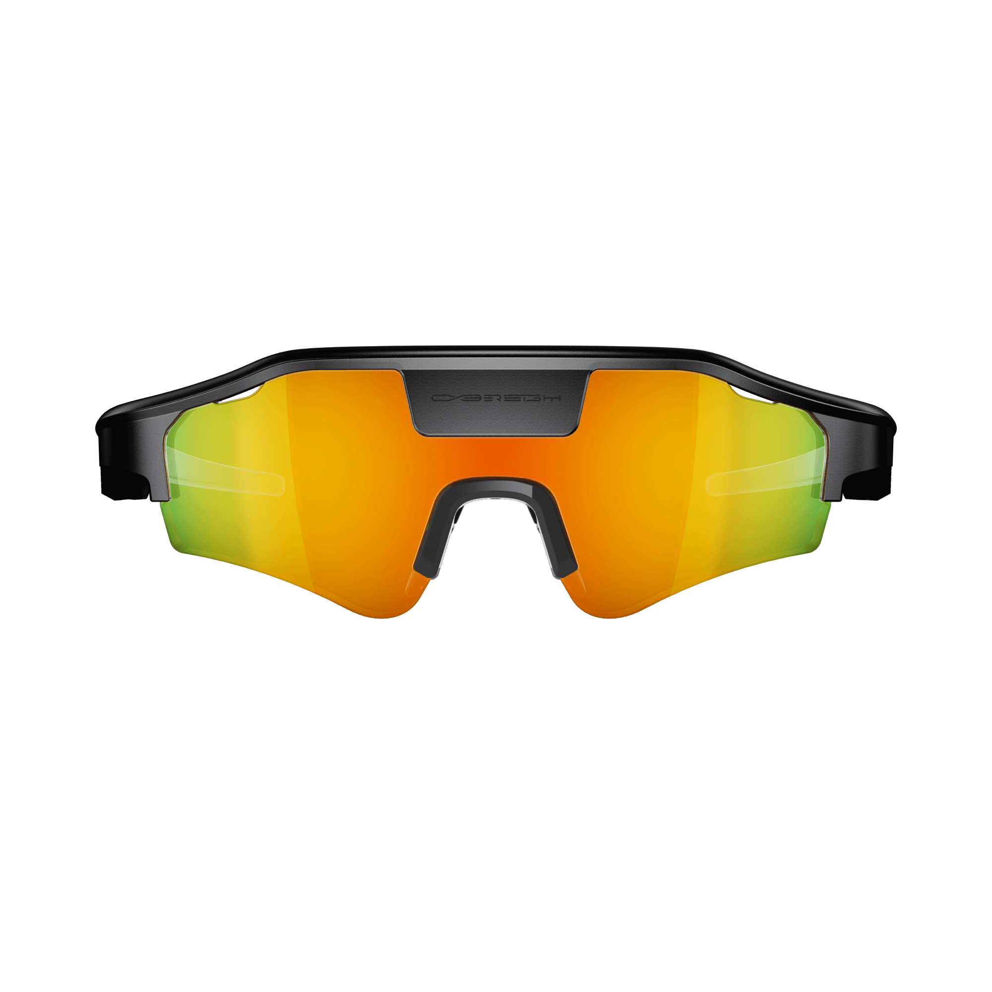 Cybersight Zenith HUD glasses featuring sunset lenses.